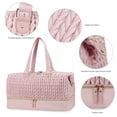 thumbnail image 2 of SPEKSEE Quilted Diaper Bag - Large Capacity & Stylish Maternity Travel Bag for Moms, 2 of 7