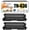 Black*2, variant on TN-436BK TN-436C TN-436M TN-436Y High-Capacity Toner Cartridge Compatible for Brother HL-L8360CDW L8360CDWT L9310CDW MFC-L8900CDW L9570CDW Printers, High Yield 6,500 Pages
