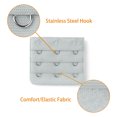 thumbnail image 4 of Señora 5Pcs 3 Gancho De 3 Filas Longitud Ajustable Correa Del Sujetador Extensor Ganchos De Hebilla Gris Claro 10pcs Una Talla, 4 of 5