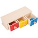 thumbnail image 1 of Multifunctional Three-Color Drawer Early Education Toy Box, Educational and Storage Toy, Three Colors, 1 of 2