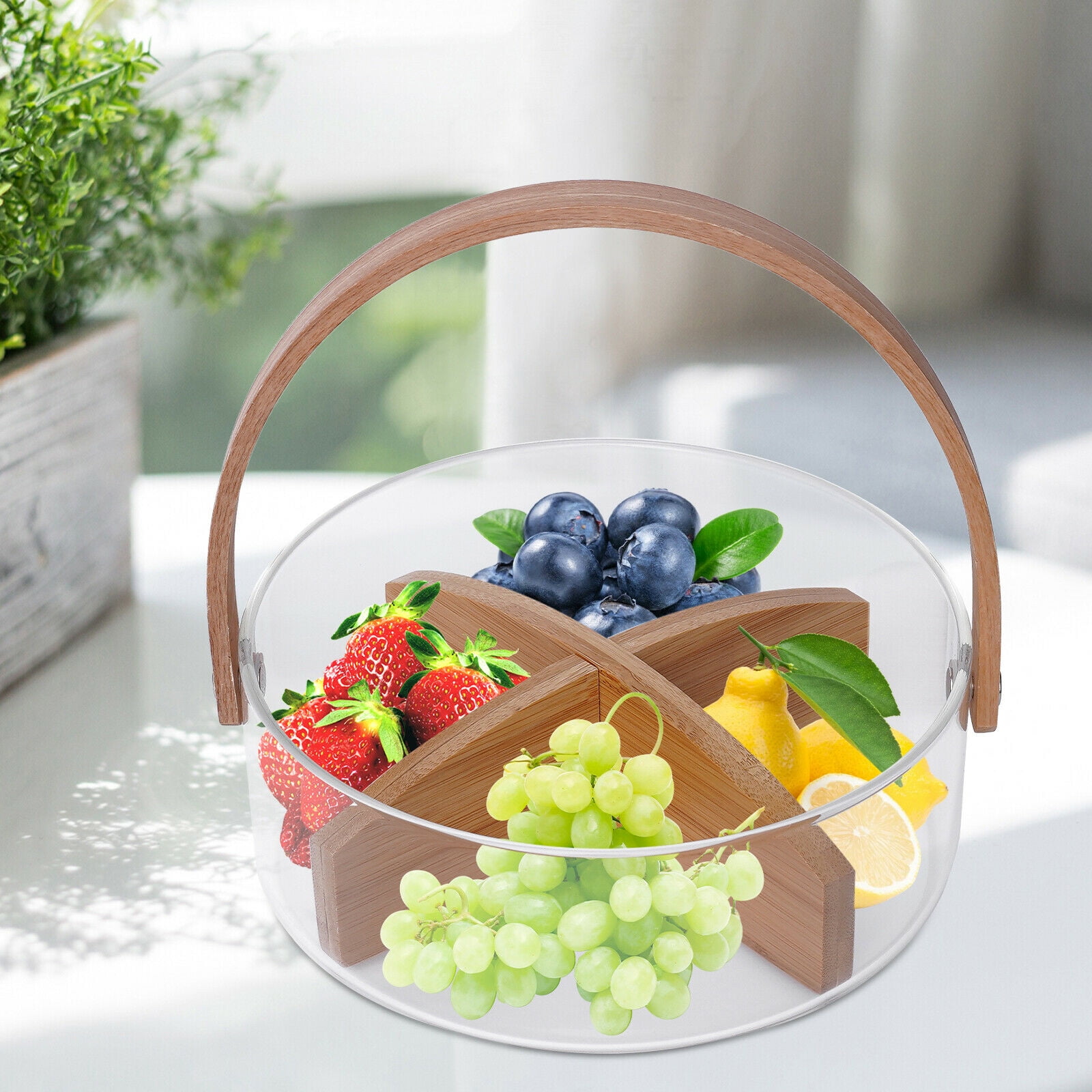 Fruit Dish And Glass