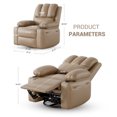 thumbnail image 2 of Electric Recliner + Rocking + Massage: #Cf8011 Pu Leather + Seat Width: 56Cm Cf8011 Electric Recliner + Rocking + Massage Seat Width: 56Cm, 2 of 9