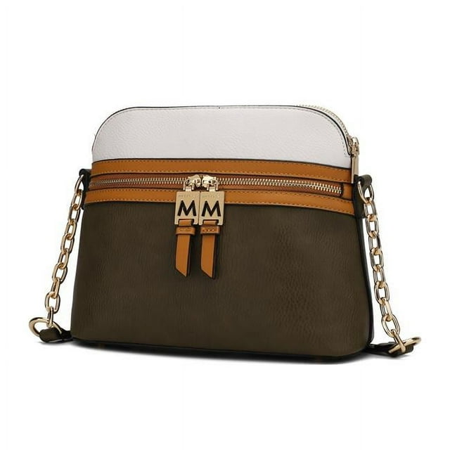 MKF Collection by Mia K. MKF-X603OL-YL Sac à Main en Cuir Vegan pour Femmes