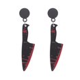 thumbnail image 2 of DPTALR Halloween Earrings Acrylic Punk Earrings Cutting Vegetable Tool, 2 of 5