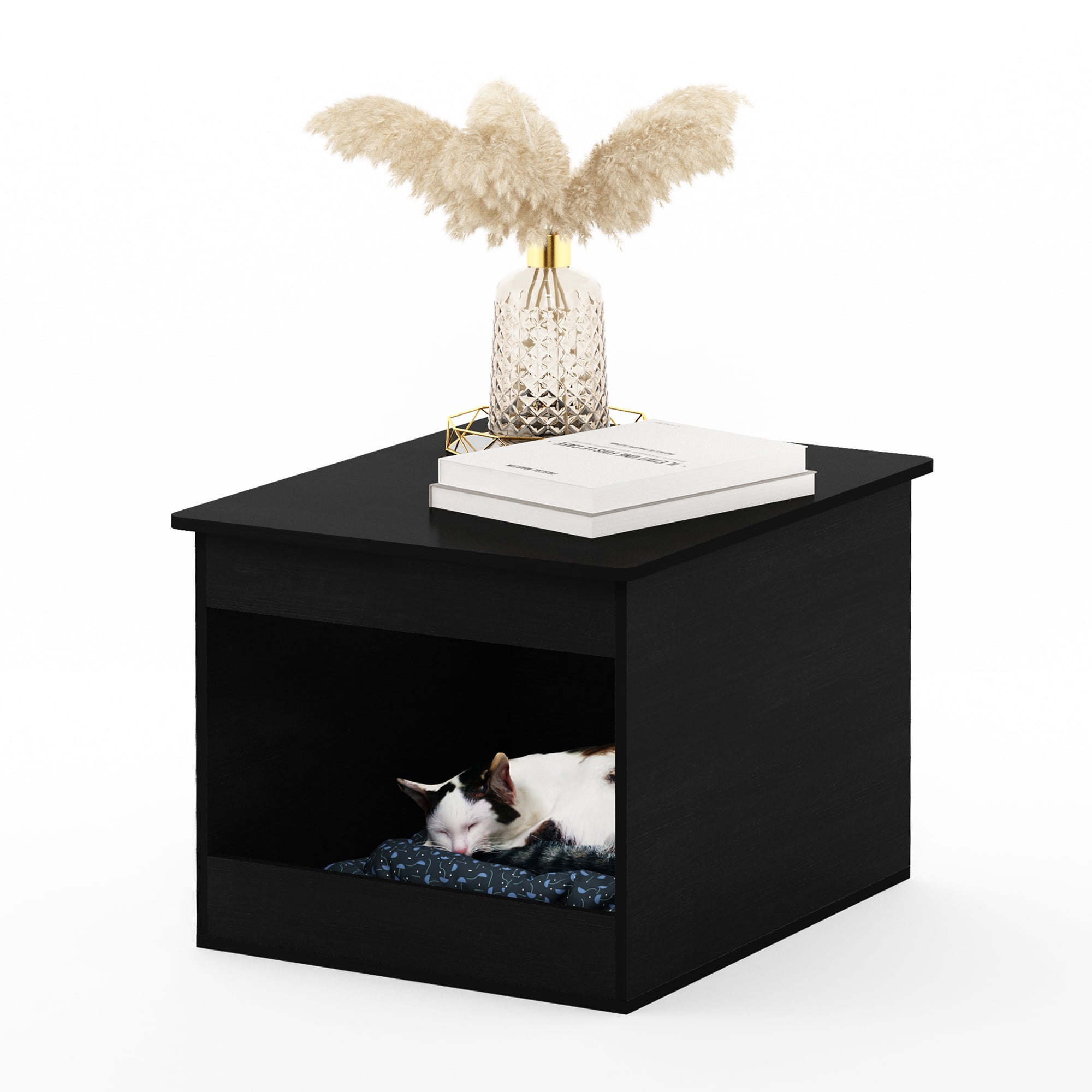 Furinno 20395AM Peli Top Opening Litter Box Enclosure, Americano