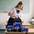 thumbnail image 3 of Gaming Backpack Set Of 3 - Printed Controller Sling Bag & Pencil Included Lightweight Casual Backpack For School and Travel, 3 of 6