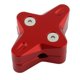 thumbnail image 2 of Placa ampliadora de pie de soporte lateral para motocicleta, almohadilla ampliadora de pie de soporte de aleación de aluminio para NMAX155 NMAX125 Rojo, 2 of 8