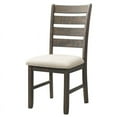 thumbnail image 3 of Bowery Hill Ladder Back Dining Side Chair in Walnut (Set of 2), 3 of 4