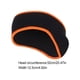 thumbnail image 3 of Naiovety Calentadores de oreja cubre polar adulto orejera mujeres hombres ropa accesorio elástico deporte ciclismo correr diadema para al aire Ciclismo Negro/Naranja HR, 3 of 6