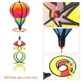 thumbnail image 5 of PULLIMORE 2 Pack Hot Air Balloon Wind Spinner Garden Outdoor Hanging Decor Lawn Yard Ornaments Rainbow Wind Hanging Windsock Catchers Ornaments, 5 of 9