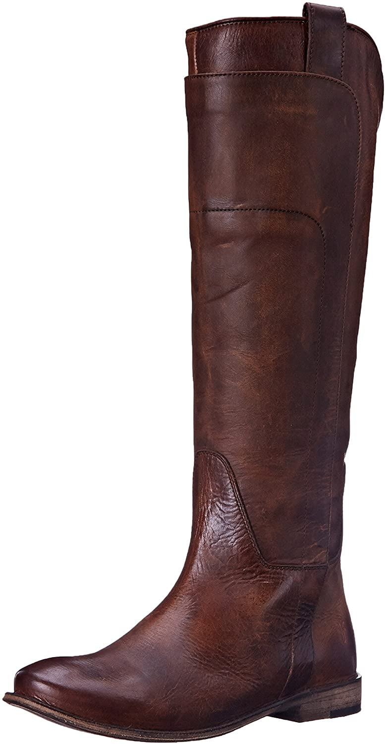 frye paige tall riding boot dark brown