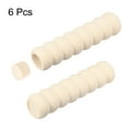 thumbnail image 3 of Uxcell Door Handle Cover Nitrile Rubber Protector Spiral Sleeve 6 Pack White, 3 of 5