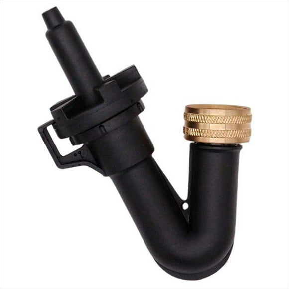 Single Blast Bottle Washer Homebrew Beer Wine Cleaning Equipment Rinser with Kitchen Faucet Adapter for Beer Brewing,1 x Homebrew Beer Washer,Black & Gold