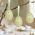 thumbnail image 5 of Viflosae Empty Easter Eggs Easter Eggs Filled with Toys for Kids Easter Wrapped Foam Egg Ornaments Floral Plaid Egg Decorations Personalized Party and Holiday Decor Hanging Accents, 5 of 7