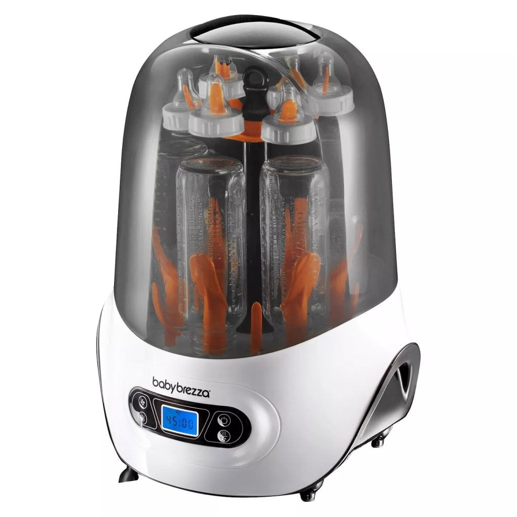baby brezza sterilizer red light