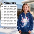 thumbnail image 7 of Pzuqiu Axolotl Boys Hoodies Sweatshirts 8-9 Warm Casual Long Sleeve Jacket Outfits Stretchy Children Fall Coat Comfortable Fall Outerwear Versatile for Boys Teens Youth, 7 of 7