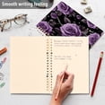 thumbnail image 4 of FORMRS 1-Subject Spiral Notebook 8" x 5" College Ruled 60 Refillable Sheet A5 Hard Cover, Black Roses, 4 of 7