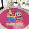 thumbnail image 1 of Peach Mario Bros Round Carpet Anime Style TS04, 1 of 5