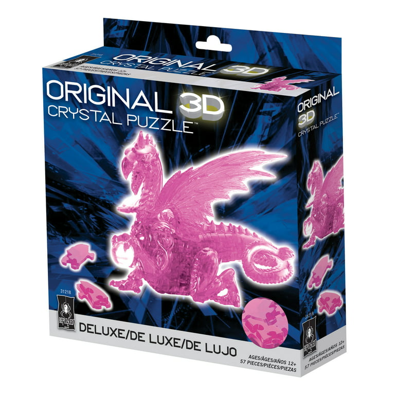 Dragon Original 3D Crystal Puzzle from BePuzzled, Ages 12 and Up