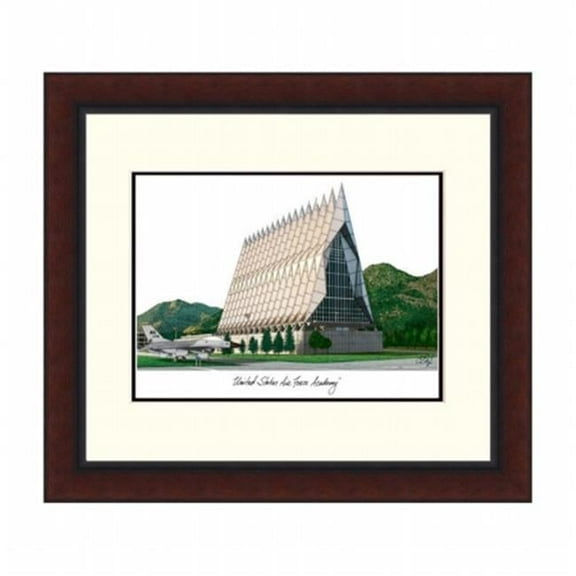 Campusimages CO994LR United States Air Force Academy Legacy Alumnus Framed Lithograph