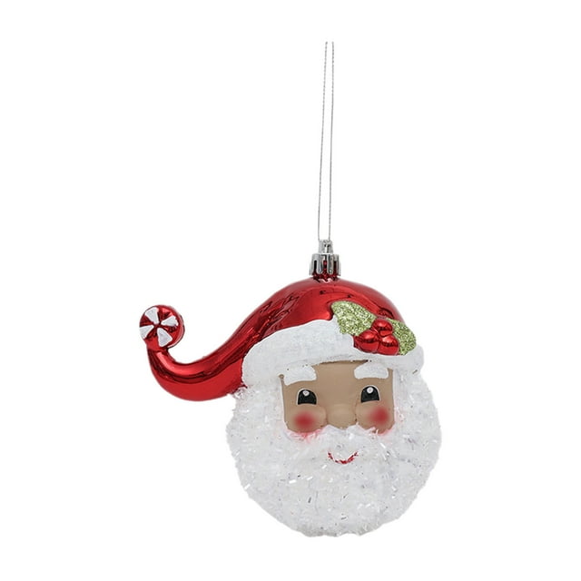 Christmas Tree Decorations Plastic Powder Painted Tree Ornaments Dress Up Props Decoration Accent Christmas Tree Ornaments