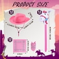 thumbnail image 2 of Set de disfraces de Xtinmee Cowboy Party con 36 unidades de sombrero, bandana y caballo, 2 of 7