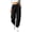 Black, variant on hoksml Women's Barrel Leg Joggers Drawstring Elastic Waist Baggy Sweatpants with Pockets for Casual Gym Workout