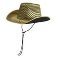 thumbnail image 5 of Cowgirl Hats Women Women Classic Hat Gold Hat Womens Western Hat One Size, 5 of 5