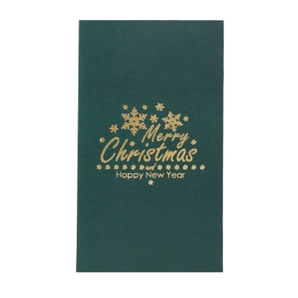 Fiudx Ofertas Relámpago Tarjeta De Felicitación Navideña Tarjeta De Árbol De Navidad Regalo De Navidad Regalo De Actividad Navideña