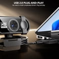 thumbnail image 7 of USB Computer Webcam Camera 4K/2K/1080P HD Auto  Webcam CMOS PC Camera with Mic for Video Calling Network Teaching Meeting, 7 of 7