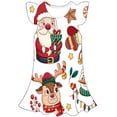 thumbnail image 2 of Vestidos de Navidad de verano para niños de 1 a 10 años, vestido de Papá Noel para niñas, faldas casuales de moda para niñas, vestidos, disfraces9T Gao Jinjia LED, 2 of 2