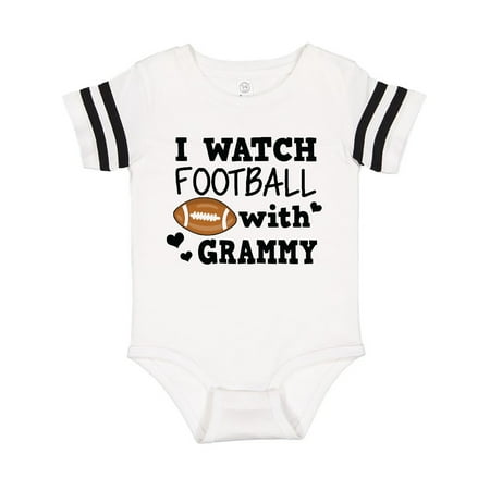 

Inktastic I Watch Football with My Grammy Gift Baby Boy Bodysuit