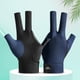 thumbnail image 4 of Guantes De Billar Guantes de billar con dedos abiertos Entrenamiento amateur de poliéster transpirable (Azul), 4 of 6