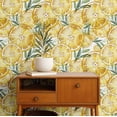 thumbnail image 2 of S4Sassy Citrus Fruit Wallpaper - Yellow Wall Covering, 25" X 120" Self-Adhesive Vinyl Walls Paper, Decorative Wallwrap, Easy Diy Walls Covering For Bedroom, Living Room, Living Space, 2 of 8