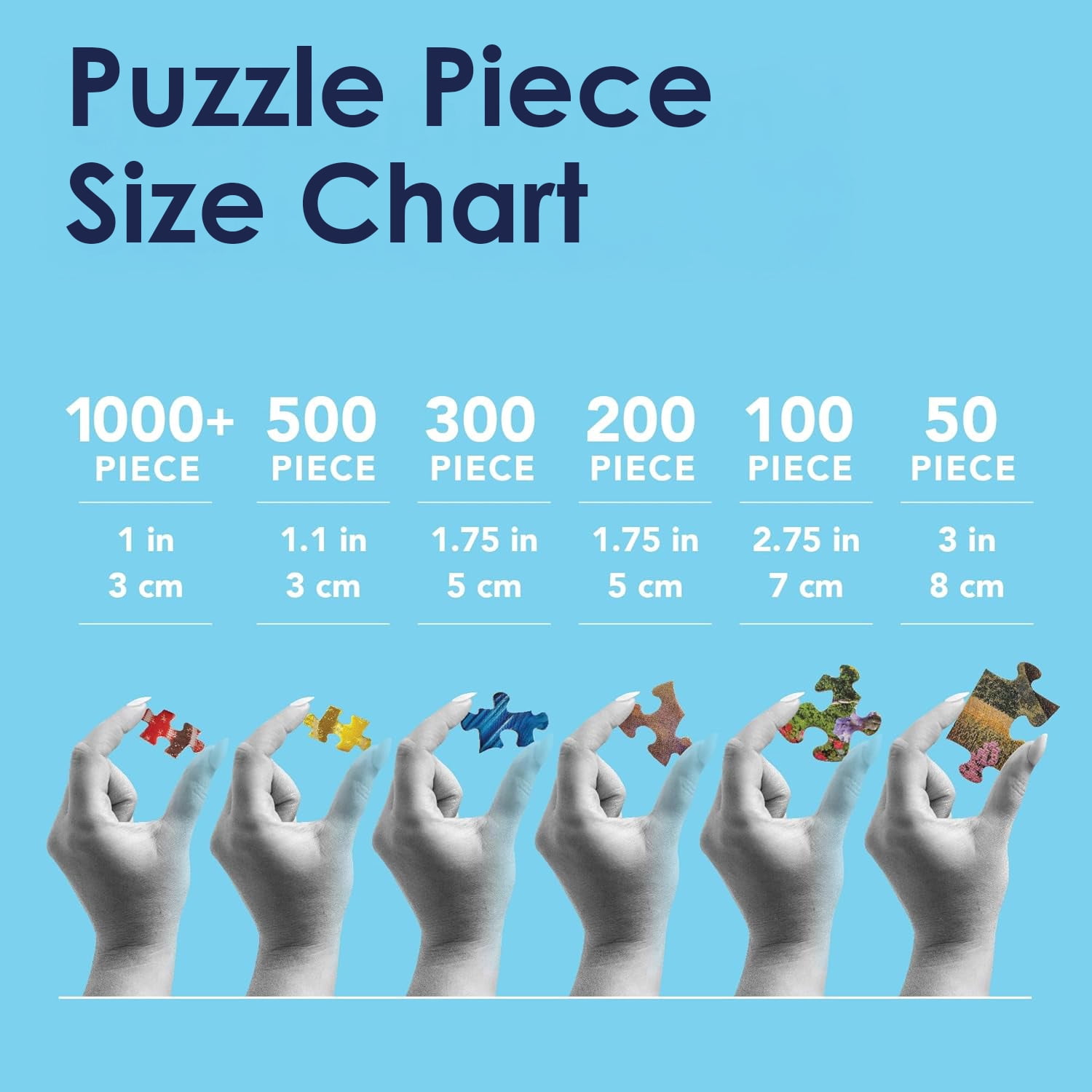 Bits and Pieces Jigsaw Puzzles For Adults Colorful Nature 300 Large Piece - Set of Three - 18 x 24 Inch