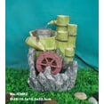 thumbnail image 1 of Water Fountain with Bamboo Pile, Grinder and Wheel, 1 of 1
