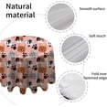 thumbnail image 3 of Coolnut 60"x60" Round Tablecloth, Cute Cats Head Modern Table Cover for Home Decoration Washable Table Cloth for Dinner Picnic, 3 of 5