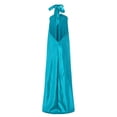 thumbnail image 5 of DHFJKG Formal Dresses For Women Wedding Guest Dress Summer Halter Silk Satin Sleeveless Flowy Maxi Dress Party Prom Versatile Dresses, 5 of 7