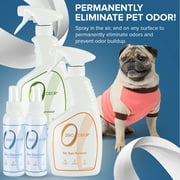 Zero Odor Pet Odor Eliminator Spray and Stain Remover Kit Smell Remover Deodorizer