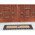 thumbnail image 4 of Tapis de Porte Monogrammé en Fibre de Coco Naturel A1HC pour Porte d'Entrée, 18 "x48", Tapis de Porte Durable Traité Anti-Écaillage pour Entrée Extérieure, Résistant, Profil Bas, Facile à Nettoyer, Longue Durée, 4 of 5