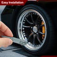 thumbnail image 3 of Uxcell Spiked Shape Tire Valve Stem Caps Aluminum Alloy Car Wheel Valve Cap Universal Dustproof Gray 60mm, 3 of 6