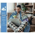 thumbnail image 2 of to My Dad Gift Blanket, for Dad, Blanket for Dad, Dad Gifts from Daughter Son Blanket 80" x 60" -Dad Birthday 2, 2 of 6