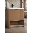 thumbnail image 2 of San Diego 30" Freestanding Bathroom Vanity Oak, 2 of 11