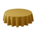thumbnail image 1 of Mantel Biscaynebay Biscaynebay redondo para Navidad, 60 pulgadas, dorado, 1 of 9