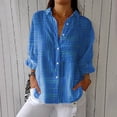 thumbnail image 1 of Chemises pour Femmes Seductiva Rabais de 50 % Liquidation Chemise Rétro pour Femmes à Imprimé Floral Art Imprimé Art Chemise Décontractée à Col en V, 1 of 4