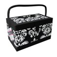 thumbnail image 1 of UNIQUE CREATIV Medium Sewing Basket - Oxford print, 30 × 16.5 × 16.5 cm (6.5 in), 1 of 2
