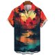 thumbnail image 3 of Camisas hawaianas de verano para hombre, camisas con estampado 3D para vacaciones en la playa, blusas casuales de manga corta para hombre, 3 of 5