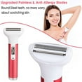 thumbnail image 4 of TiokMc 5-in-1 Electric Razor for Women, Waterproof Body Shaver & Facial, Nose, Eyebrow, Bikini Hair Trimmer, Arm, Leg, Armpit Grooming Kit, 4 of 10