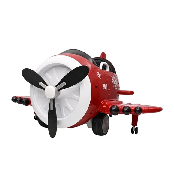 Montable eléctrico Apache Avion Rojo 12V con Control Remoto