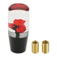 thumbnail image 1 of Perilla de Cambio de Marcha para Coche Unique Bargains 10cm Perilla de Cambio Frontal Universal para Vehículo Automático y Manual Acrílico Rojo con 2 Adaptadores 1 Set, 1 of 6